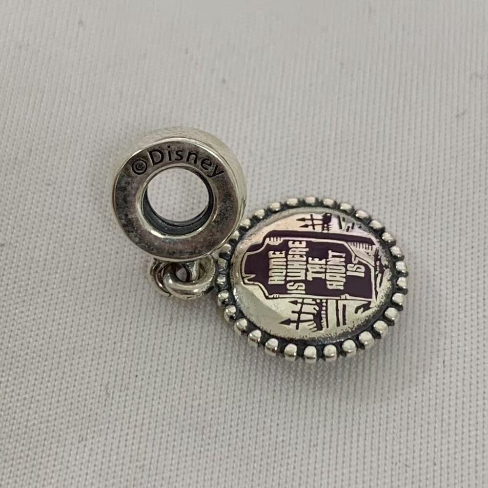 Pandora Disney The Haunted Castle Dangle Charm, S925 Silver Jewelry - Picture 3 of 4